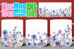 Floral Fantasy Mug Design - Sublimation Beauty Product Image 1