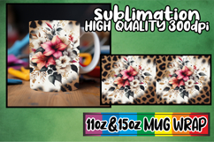 Happy journeys 11oz 15oz sublimation wrap, Leopard Prints Product Image 1