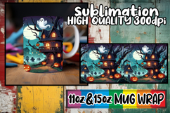 Wholesome vibes 11oz 15oz sublimation wrap, Ghost Product Image 1