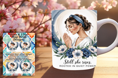 Charming 15oz Mug Wrap Png Design , Religious Product Image 1