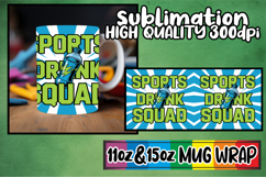 Playful joy 11oz 15oz mug wrap, Retro Food Product Image 1