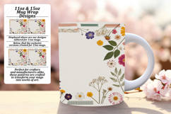 FLAWLESS PNG for 15oz Mug Wrap , Flowers Product Image 1