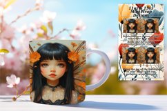 Magical 15oz Mug Wrap Png Artwork , Fairy Product Image 1