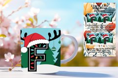 RADIANT 15oz Mug Wrap PNG Design , Christmas Product Image 1