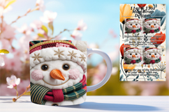 Vivid 11oz Mug Wrap Png Artwork , Holiday Pets Product Image 1