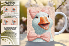 Stylish 15oz Mug Wrap Png Design , Goose Product Image 1