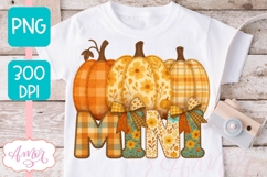 Fall Mama and Mini sublimation PNG designs, Fall season PNG Product Image 2