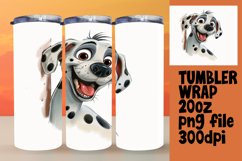 Joyful Funny Dog Lover Tumbler Wrap - 20oz Product Image 1