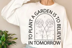 To Plant A Garden SVG, Occasion Flower SVG Design Product Image 3
