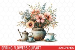 Spring Flowers Clipart Product Image 1