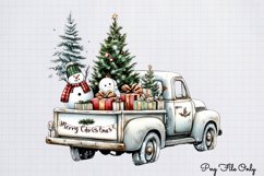White Rustic Christmas Clipart PNG Product Image 1