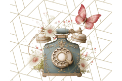 Vintage Butterfly PNG Clipart, Fairytale Cottagecore Images Product Image 5