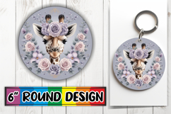 Enchanted Circle Coaster Designs, Giraffe Product Image 1
