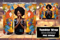 3D Melanin Diva Sublimation Tumbler 20oz Product Image 1