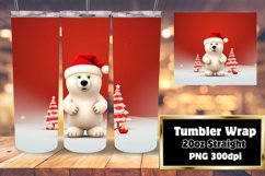 Xmas Cartoon Winter Bliss 3D Tumbler 20oz Product Image 1