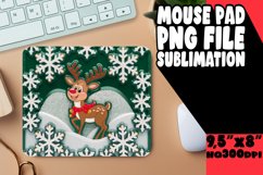 Blissful Mouse Pad Design Ideas, 3D Xmas Product Image 1