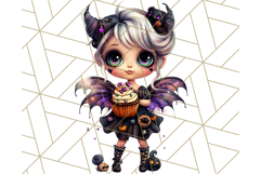 Halloween Fairy Clipart PNG, Cute Chibi Fairy Art Clip Art Product Image 5