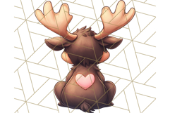 Cute Back View Sitting Animal Clipart PNG From Behind Product Image 5
