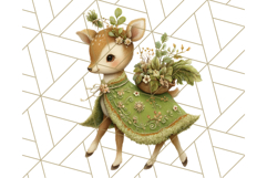 Enchanted Garden Healers Clipart PNG, Animal Plant Png Product Image 5