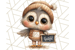 Thanksgiving Woodland Animals Clipart PNG Product Image 5