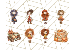 Cozy Fall Clipart 52 PNG Autumn Cozy Elements Product Image 5