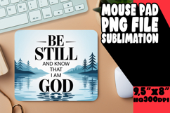 Joyful Mouse Mat Design Sublimation, Religious Product Image 1
