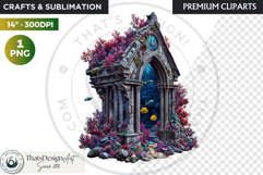 Deep Sea Fantasy Clipart PNG, Mermaid, ocean mythology Product Image 1