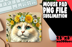 CHEERFUL mouse MAT Gift Inspiration, Cute Cat Product Image 1