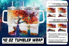 Tranquil Spring Tree Tumbler Design Product Image 1