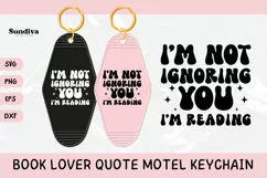 Book Lover Motel Keychain SVG Vol. 2 | I'm Not Ignoring You Product Image 1