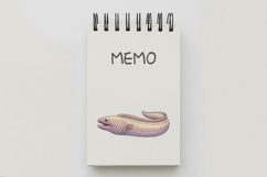 Cute Moray Eel Marine Animal Ocean Fish PNG Summer Aquatic Product Image 5