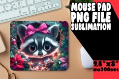 Unique Desk Mat Sublimation Magic, Christmas Animals Product Image 1