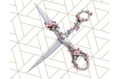 Floral Sewing Clipart PNG Vintage Sewing Elements Needlework Product Image 5