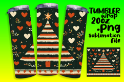 20oz Tumbler Design for Sublimation , Holiday Product Image 1