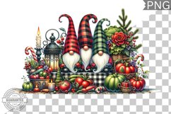 Christmas Gnome Sublimation - Clipart PNG Design Product Image 1