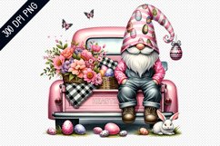 Easter Day Gnome - Sublimation Clipart PNG Design Product Image 1
