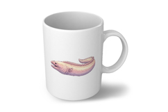 Cute Moray Eel Marine Animal Ocean Fish PNG Summer Aquatic Product Image 6