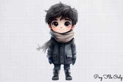 Gothic Spooky Winter Clipart PNG Product Image 1