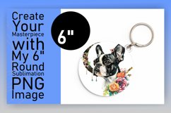 Whimsical Dog Image Sublimation Car Coaster Product Image 1