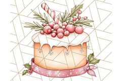 Christmas Cottagecore Kitchen Clipart PNG, Holiday Decor Product Image 5