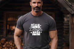 Gildan 64000 Tshirt Mockup, Black Tshirt Mockup 64000 Product Image 1