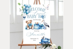 Baby Shower Welcome Sign Template 257 Product Image 1