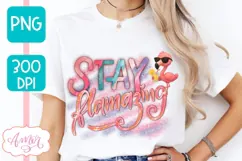 Summer PNG for Sublimation design, Pink flamingo shirt PNG Product Image 4