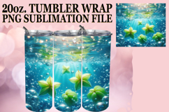 Vibrant Journeys 20oz tumbler wrap, 3D Fruits Product Image 1