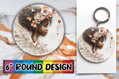 Watercolor Love Delight: Sublimation Design Round Product Image 1
