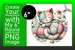 Whimsical Round Design Car Coaster Template , Animals Product Image 1