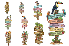 Summer Tropical Signspots Clipart Product Image 7