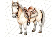 Cowboy Clipart PNG, Kid Western Country Graphic Product Image 5