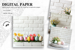 Easter Egg Blank Background Backdrop Wallpaper Wall Art_57 Product Image 1