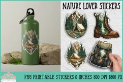 Nature Lover Printable Stickers | Hiking &amp; Camping Stickers Product Image 16